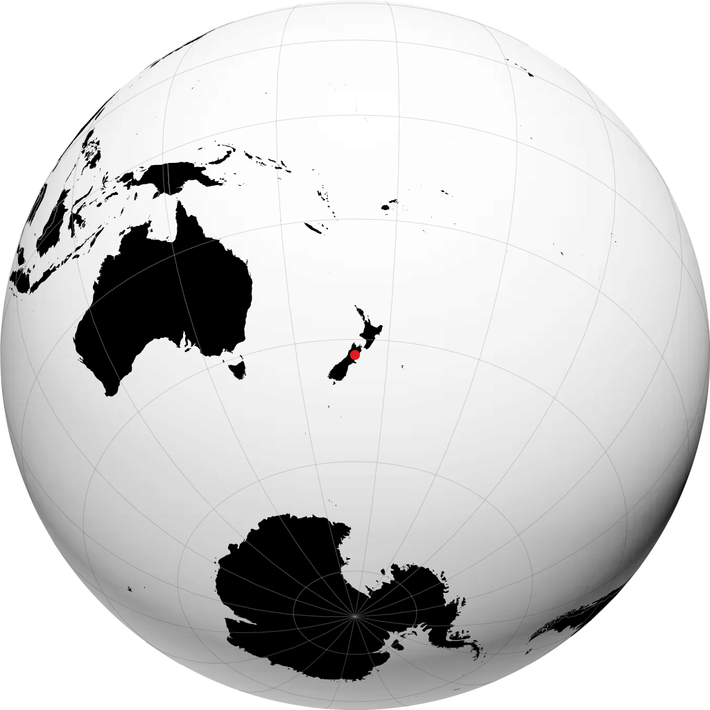 Hanmer Springs no globo
