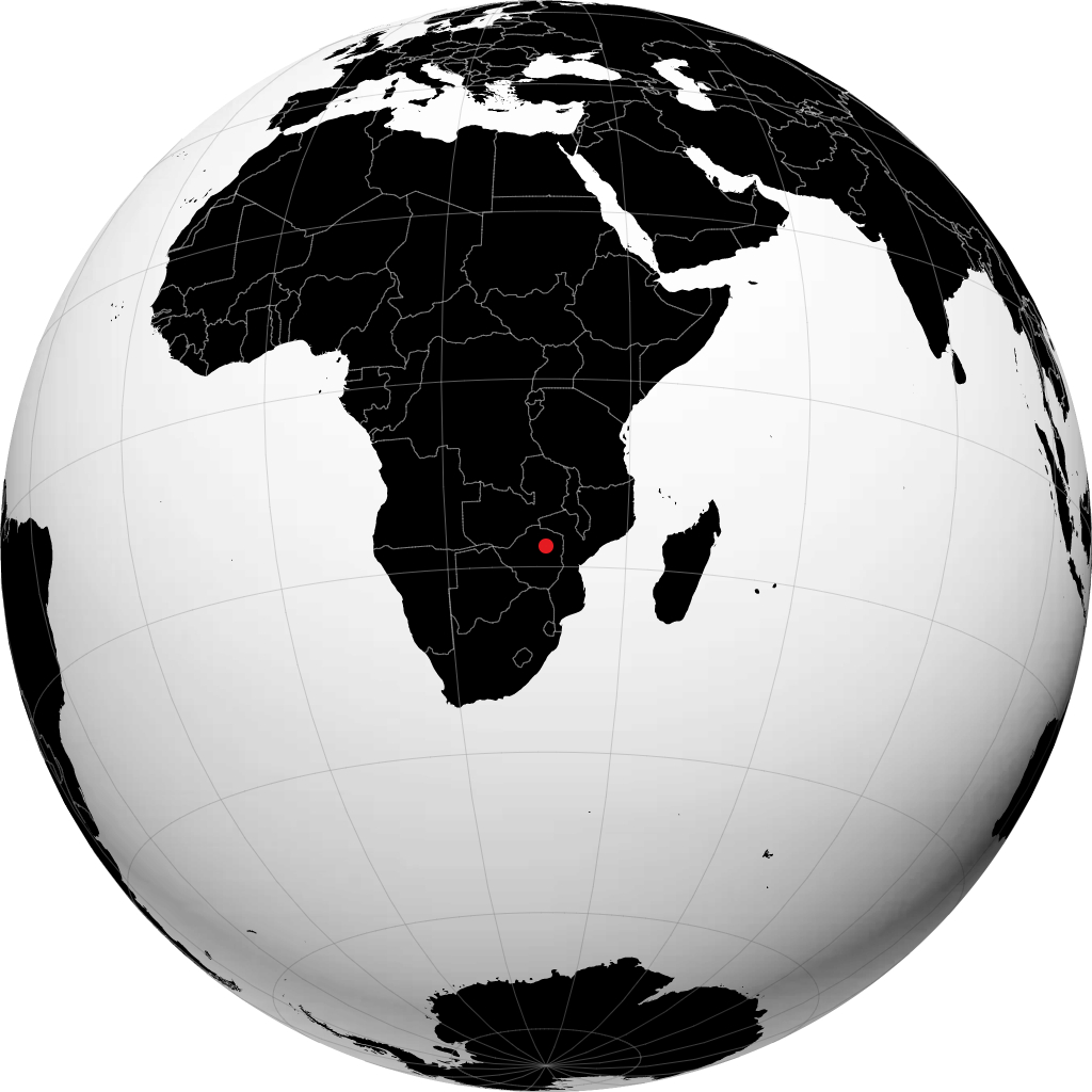 Harare no globo