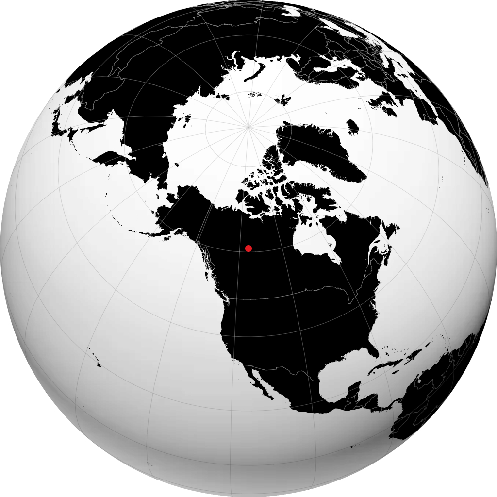 Hay River no globo