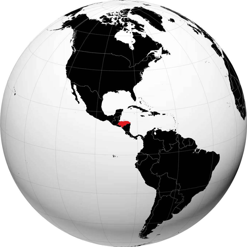 Honduras no globo