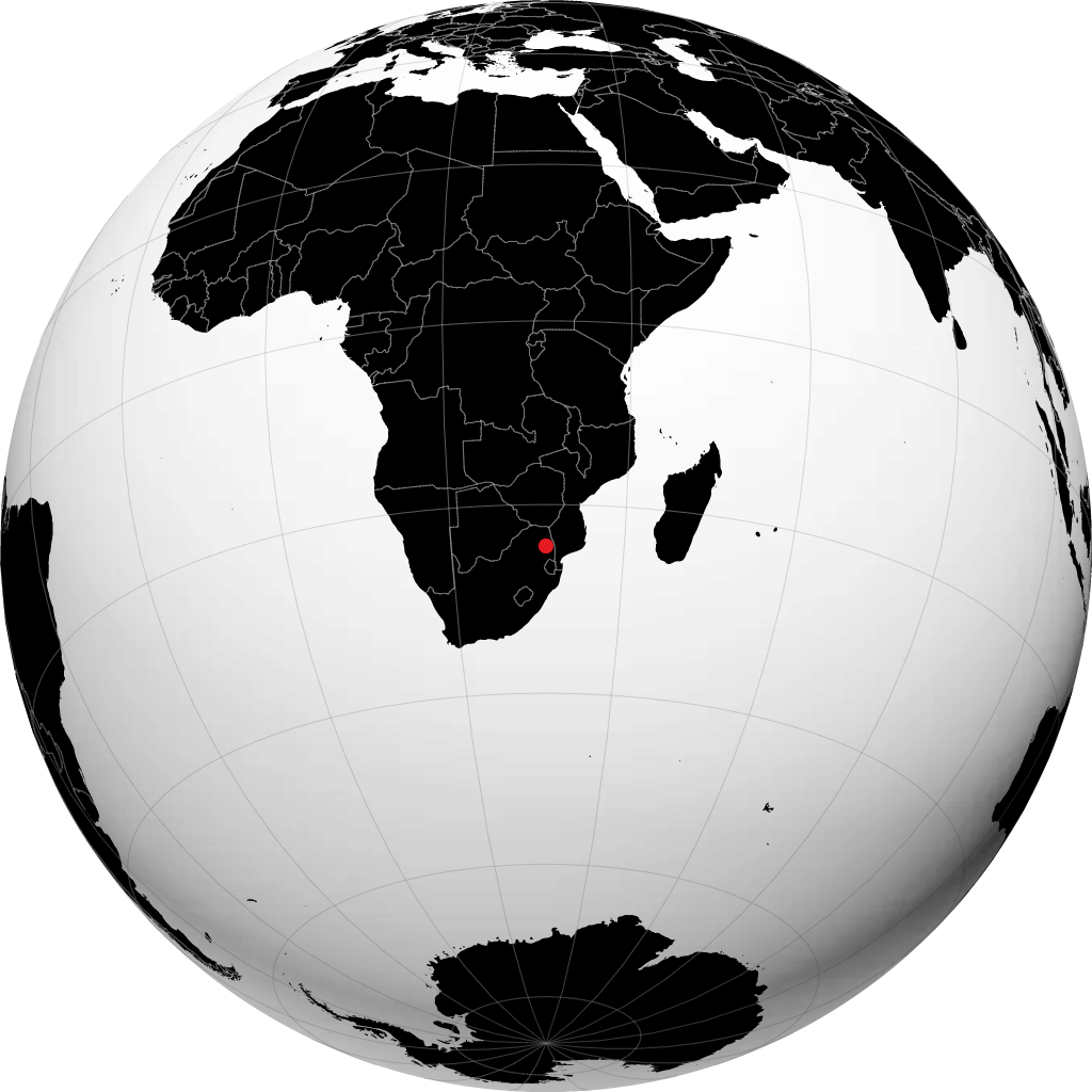 Hoedspruit no globo
