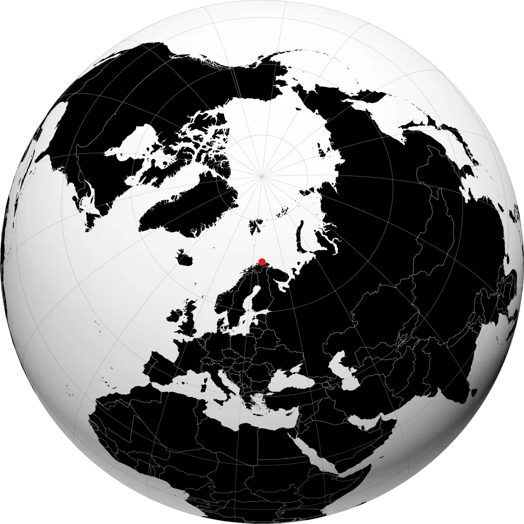 Honningsvåg no globo