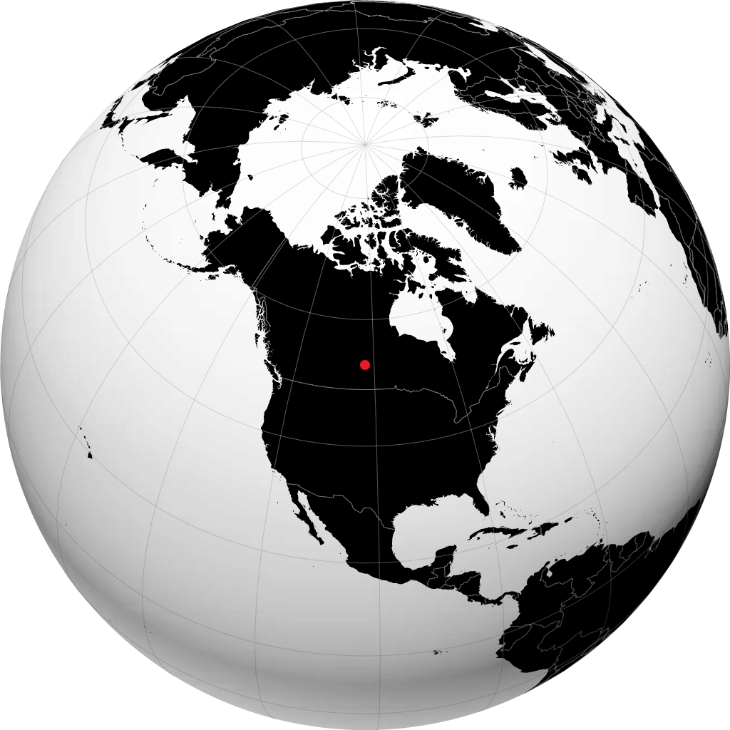 Hudson Bay no globo