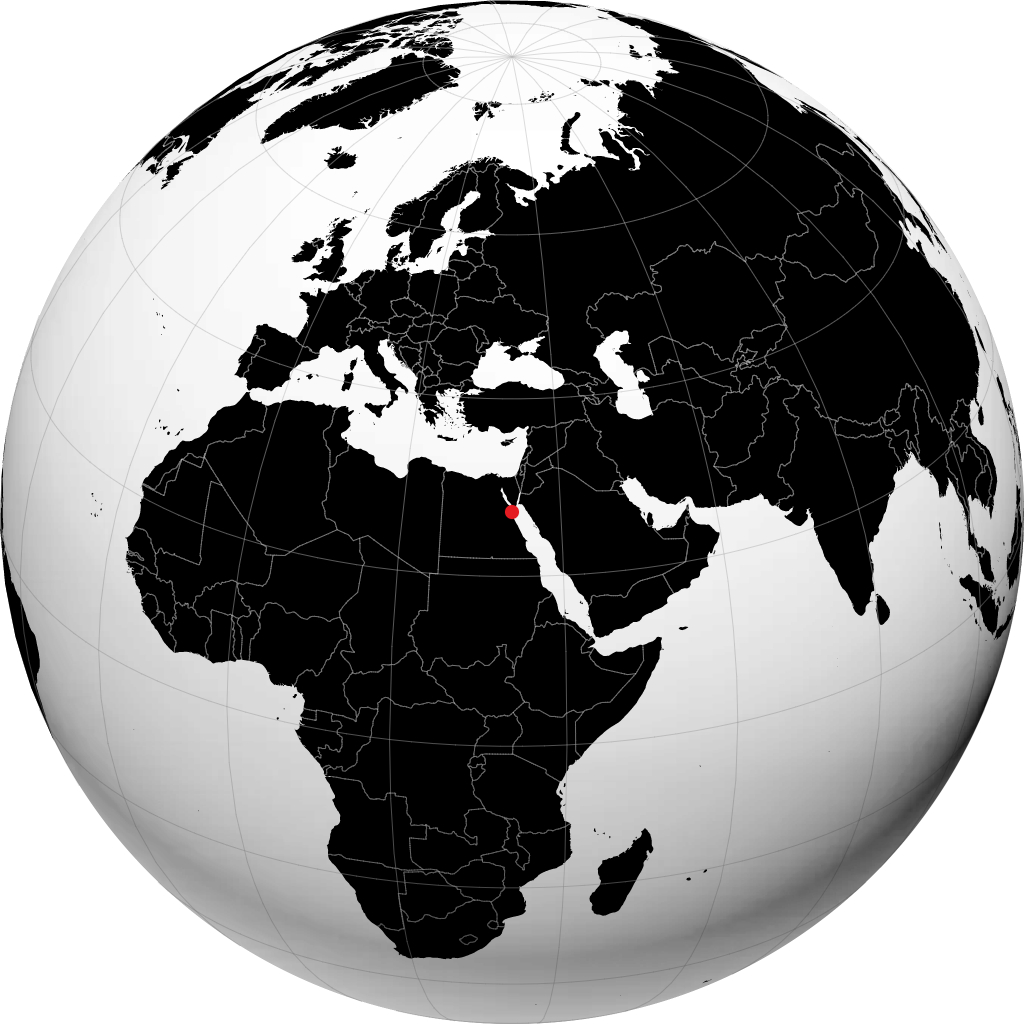 Hurghada no globo
