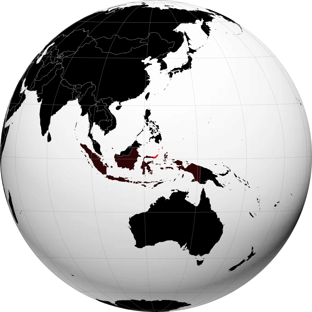 Sulawesi do Norte no globo