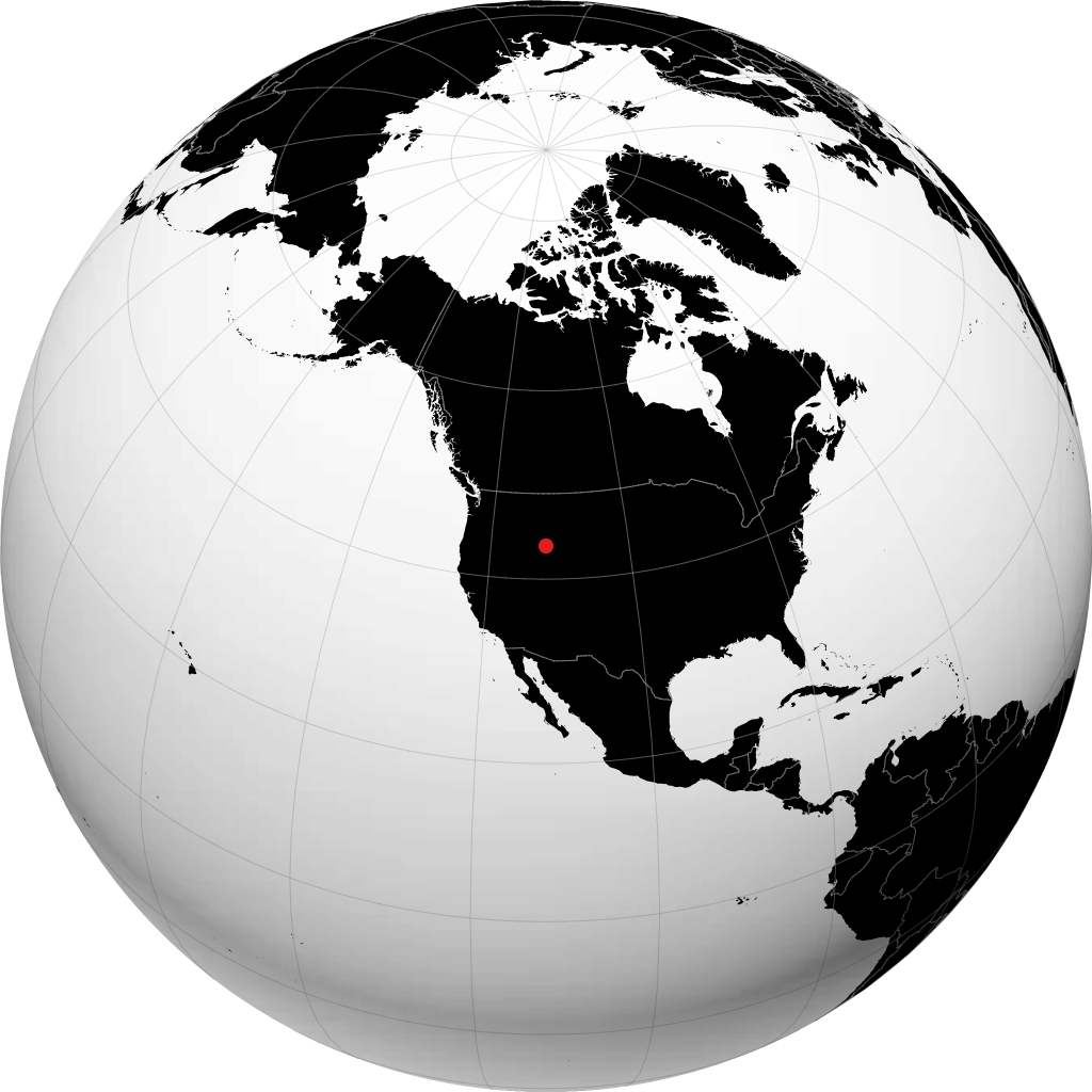 Idaho Falls no globo