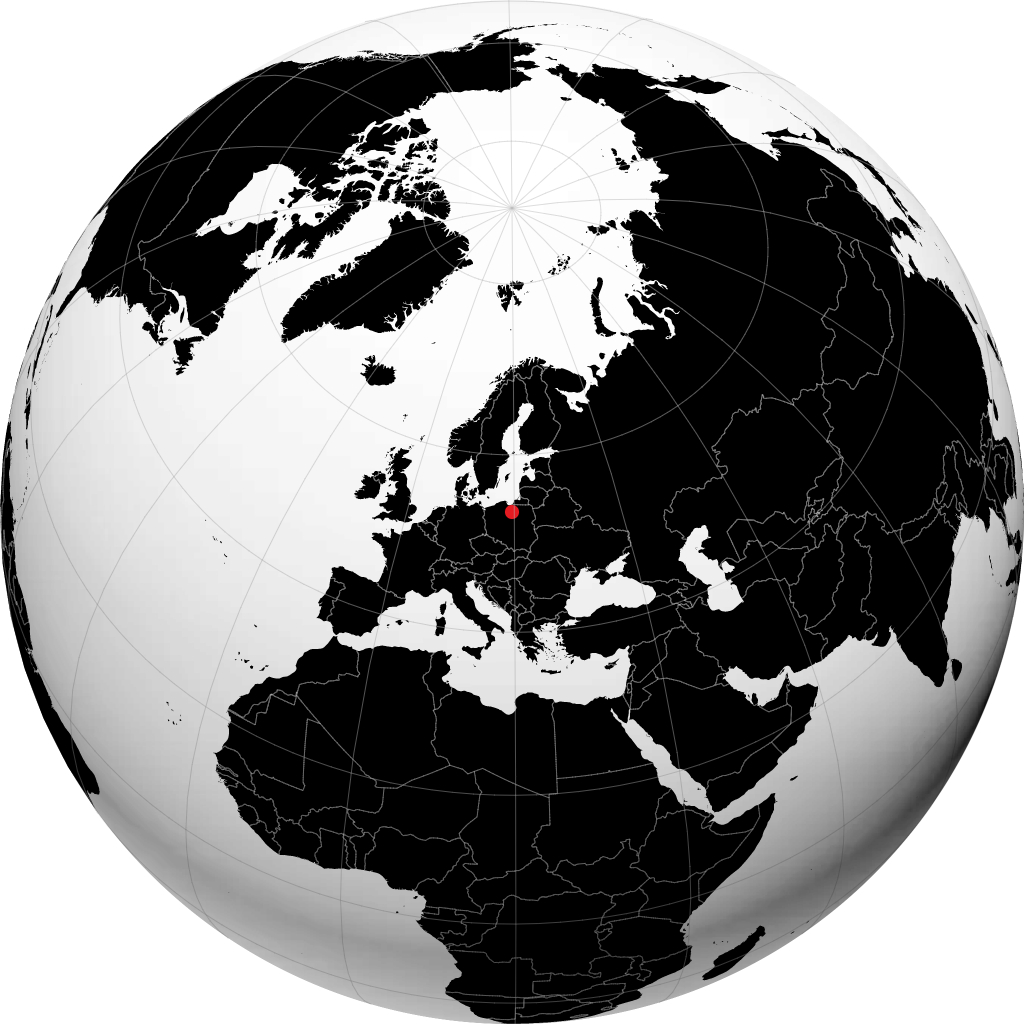 Iława no globo