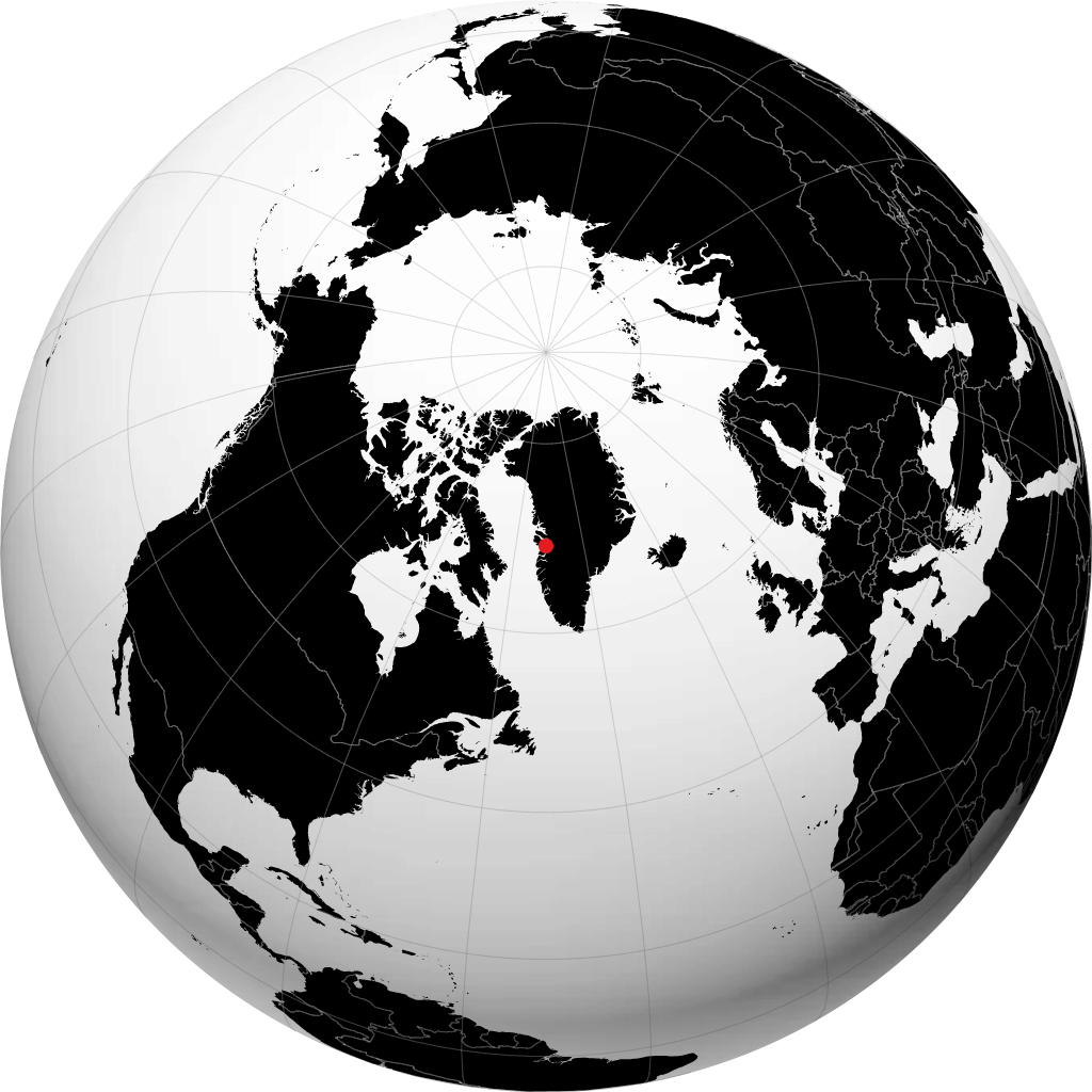 Ilulissat no globo