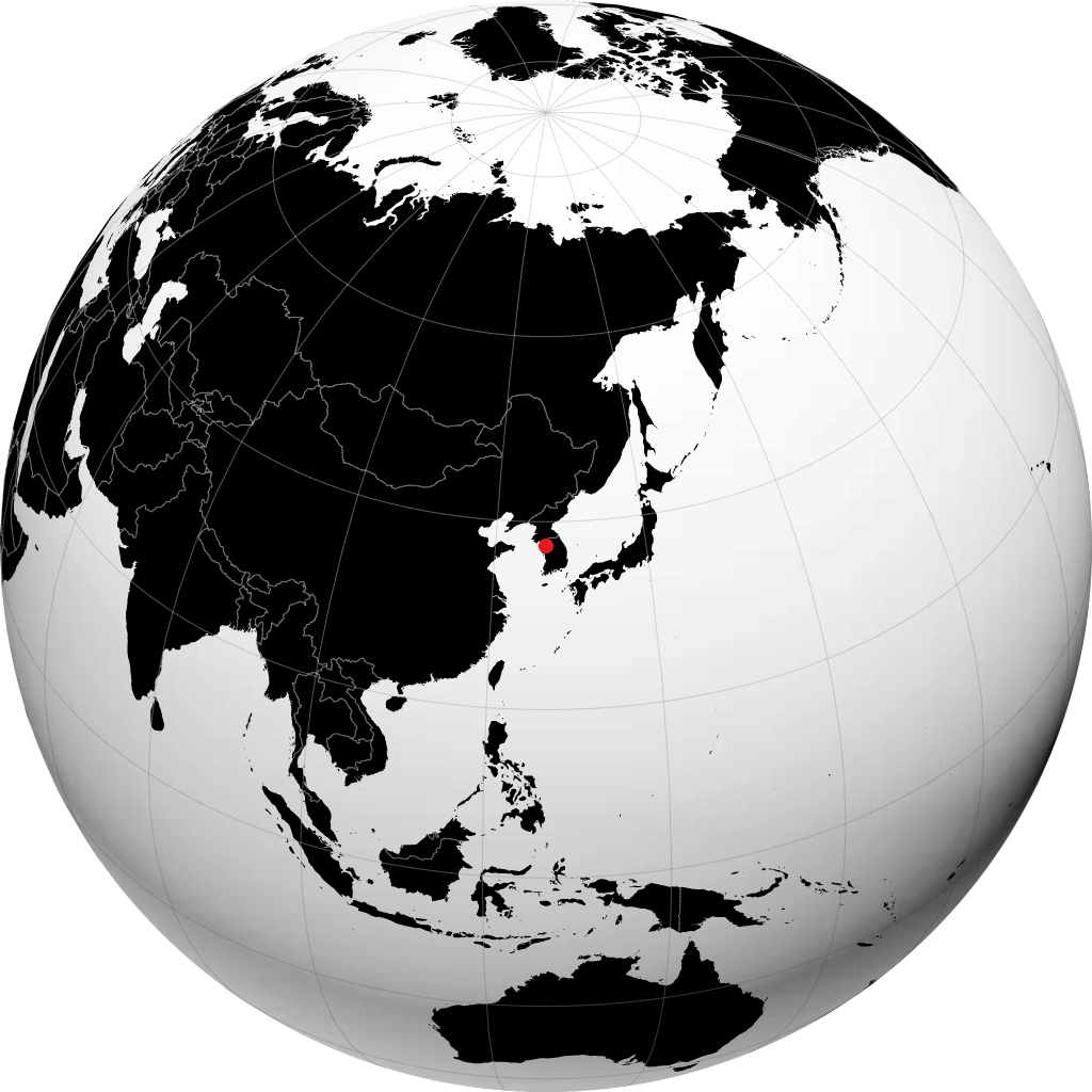 Incheon no globo