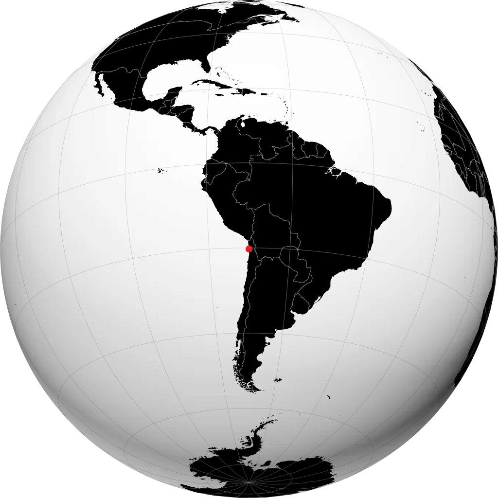 Iquique no globo