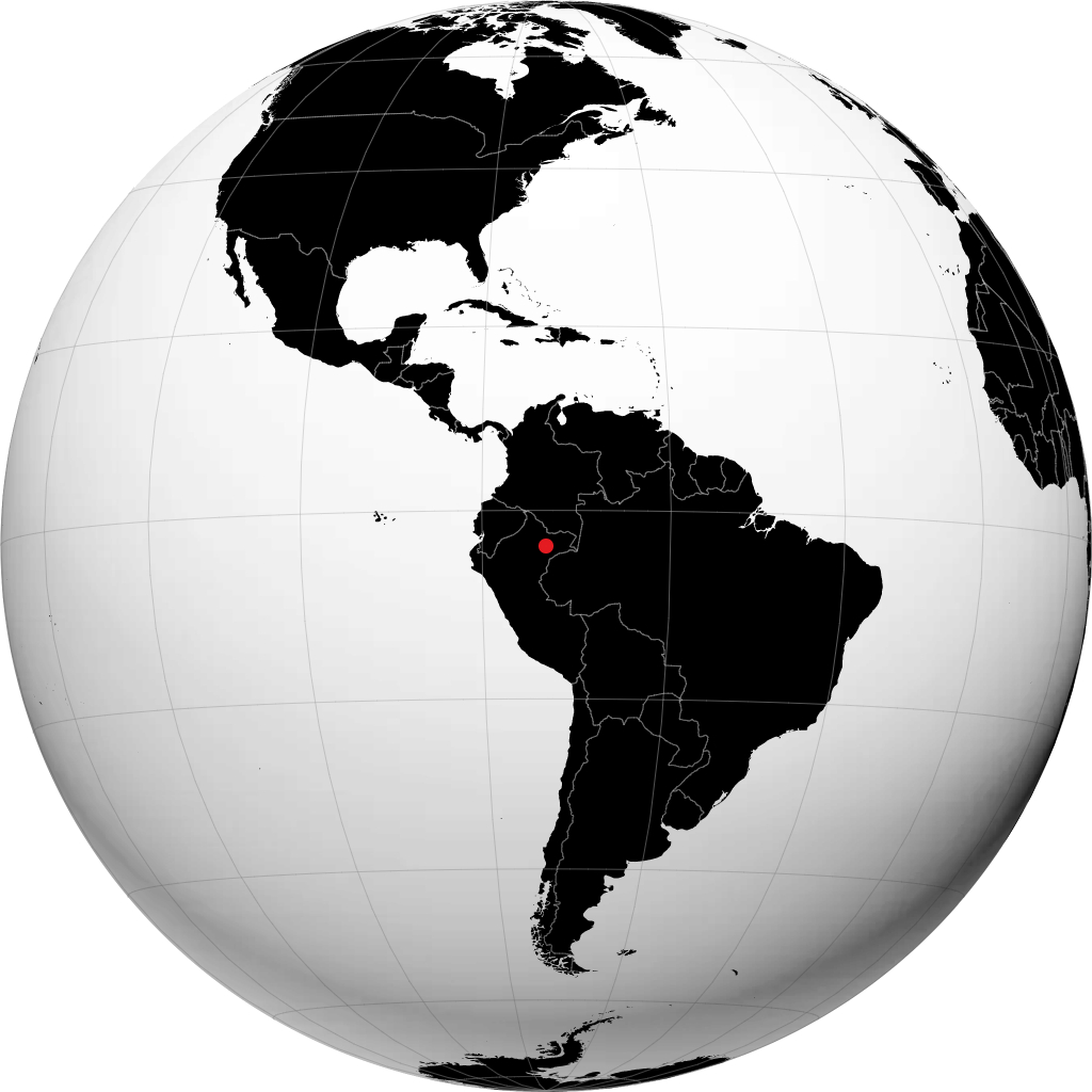 Iquitos no globo
