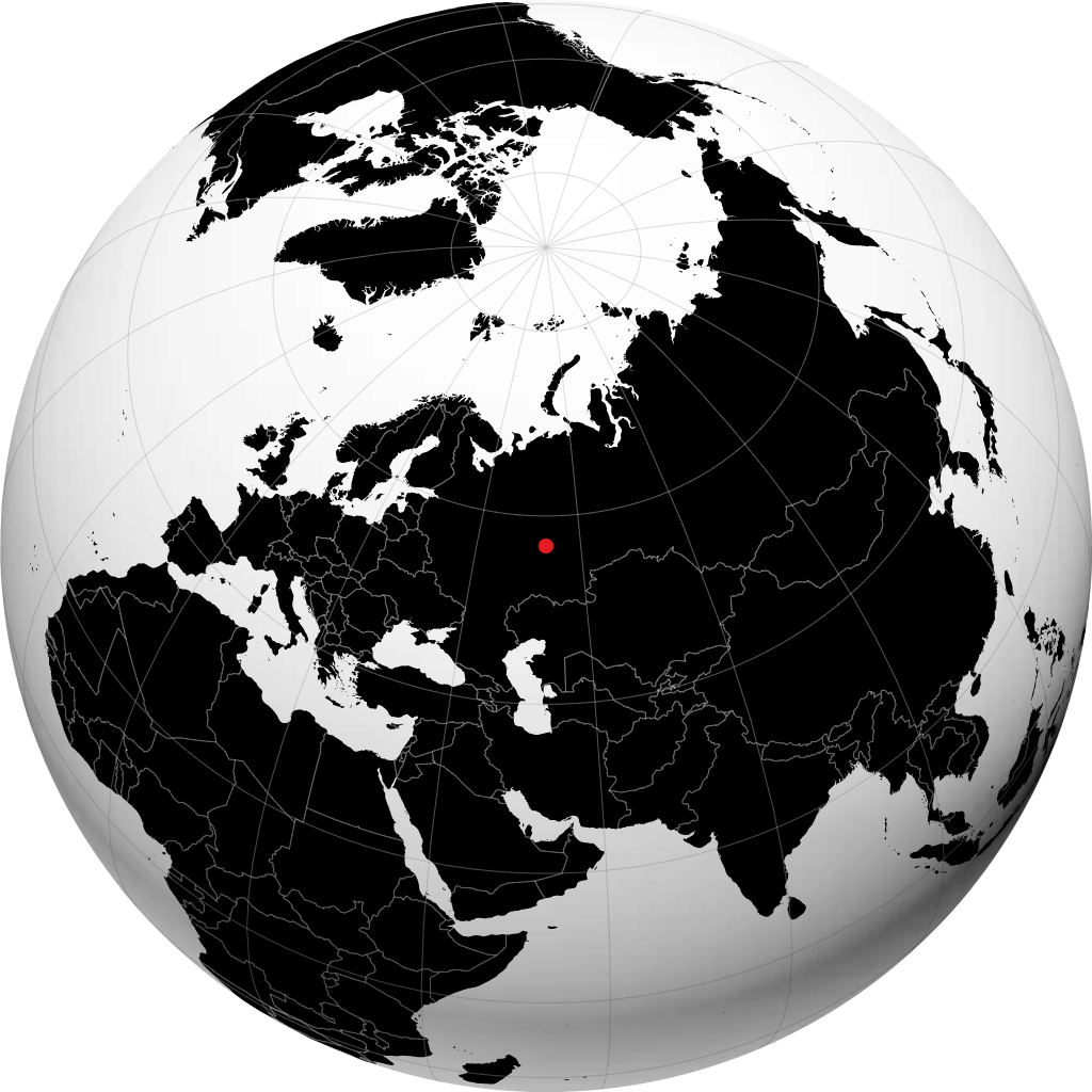 Izhevsk no globo