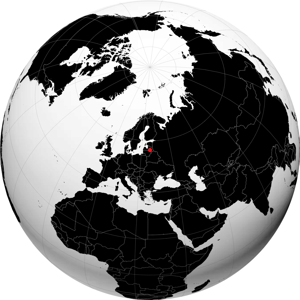 Jēkabpils no globo