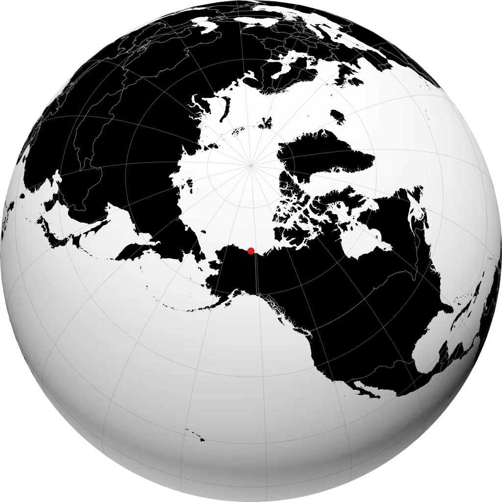 Kaktovik no globo