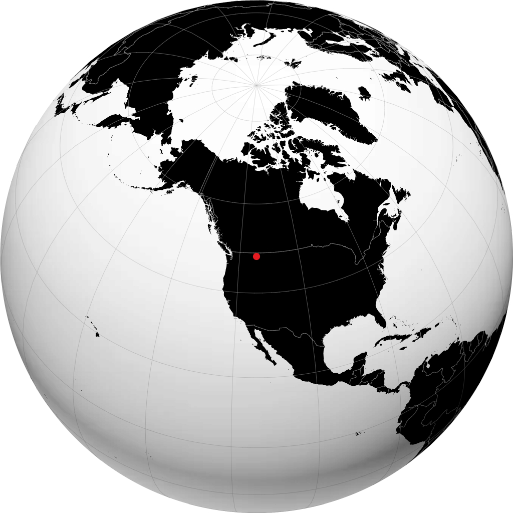 Kalispell no globo
