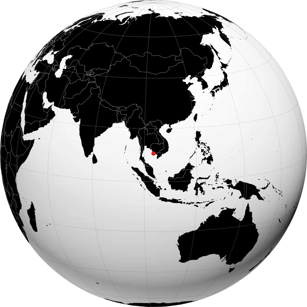 Kampong Saom no globo