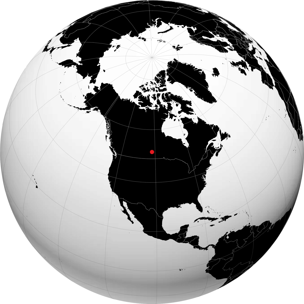 Kamsack no globo