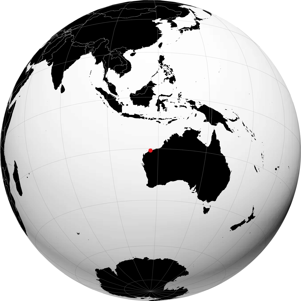 Karratha no globo