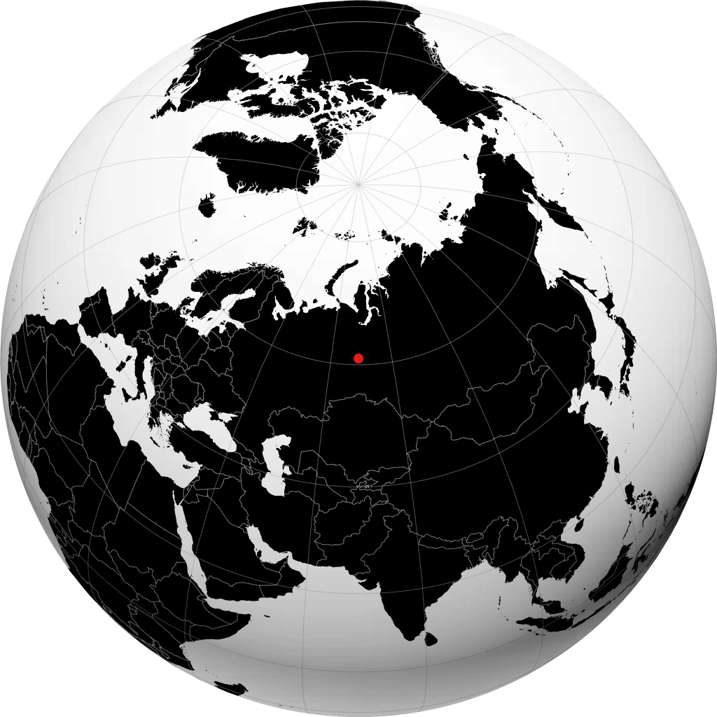 Khanty-Mansiysk no globo