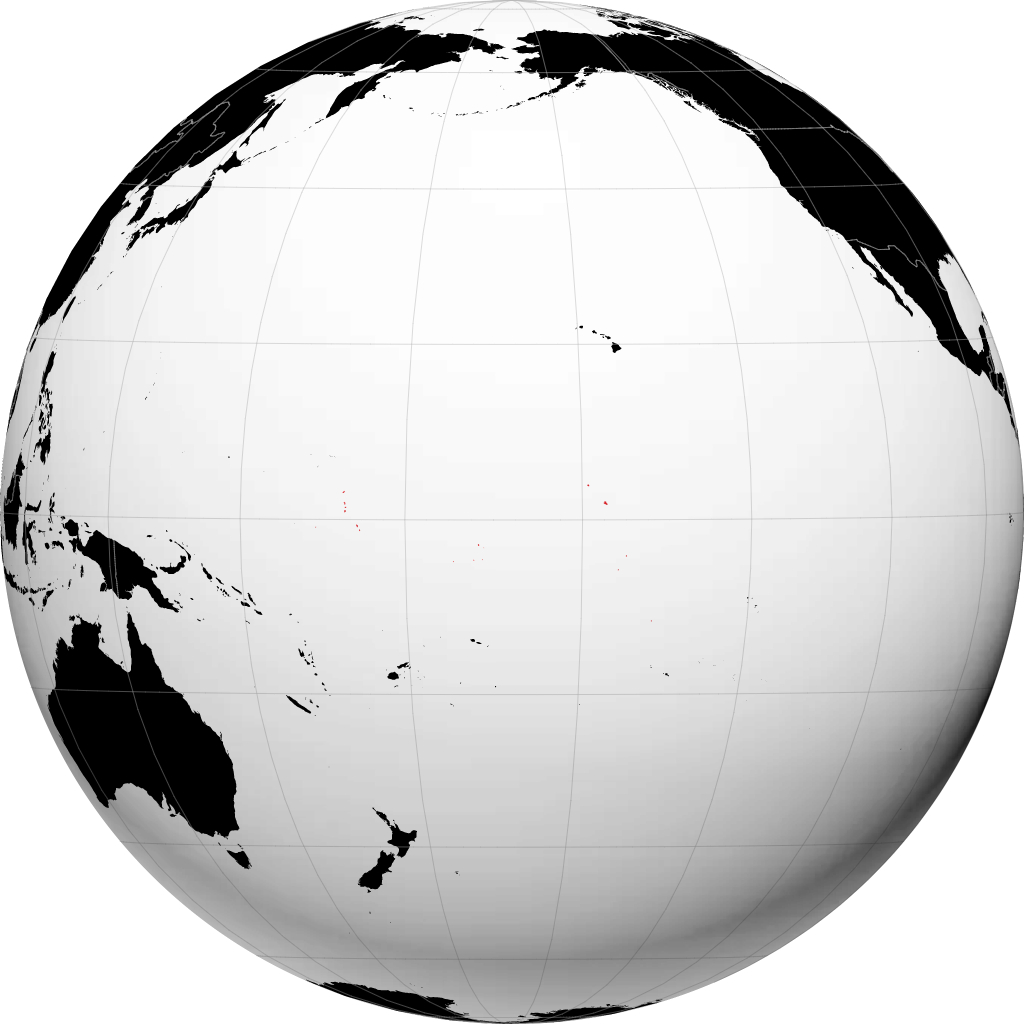 Kiribati no globo