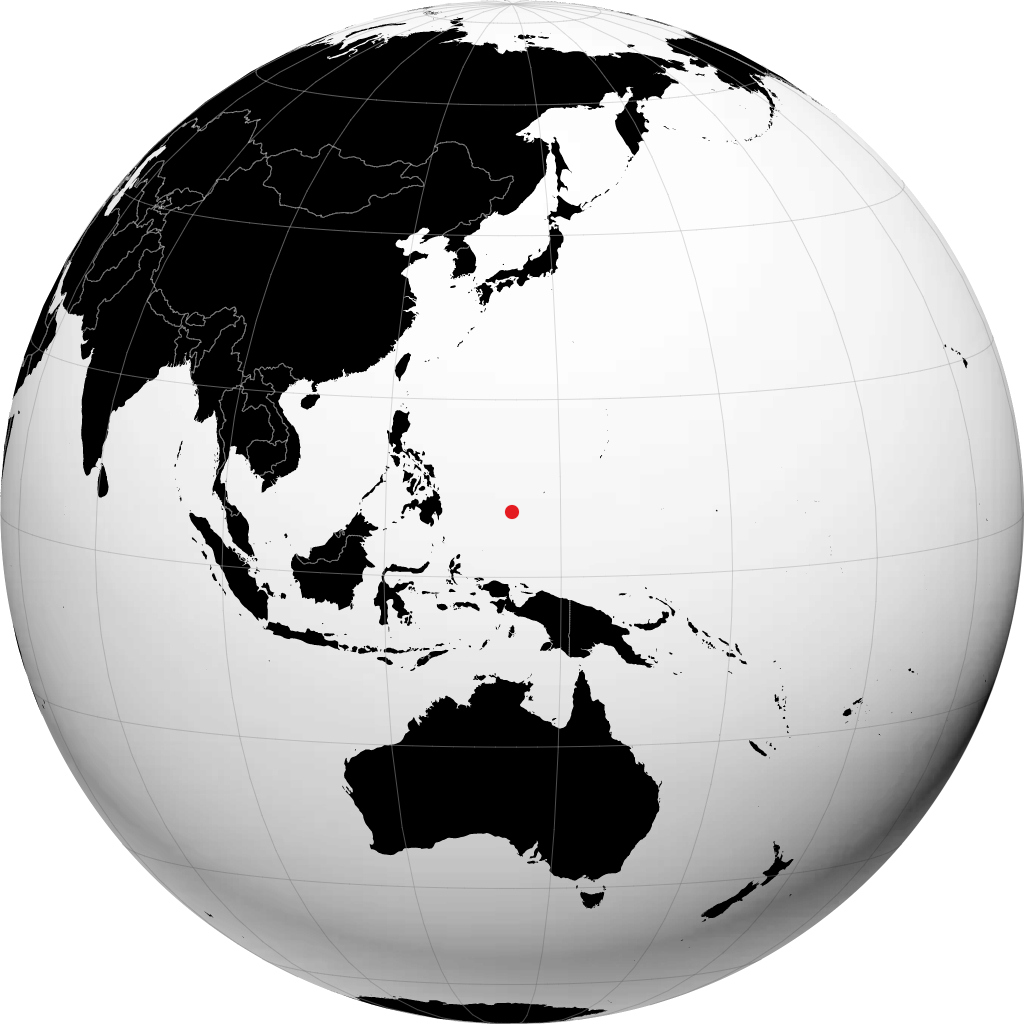 Koror no globo