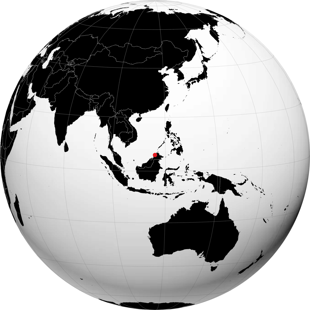Kota Kinabalu no globo