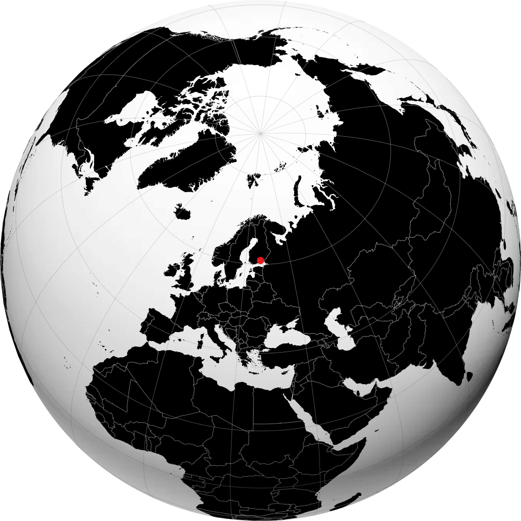 Kouvola no globo
