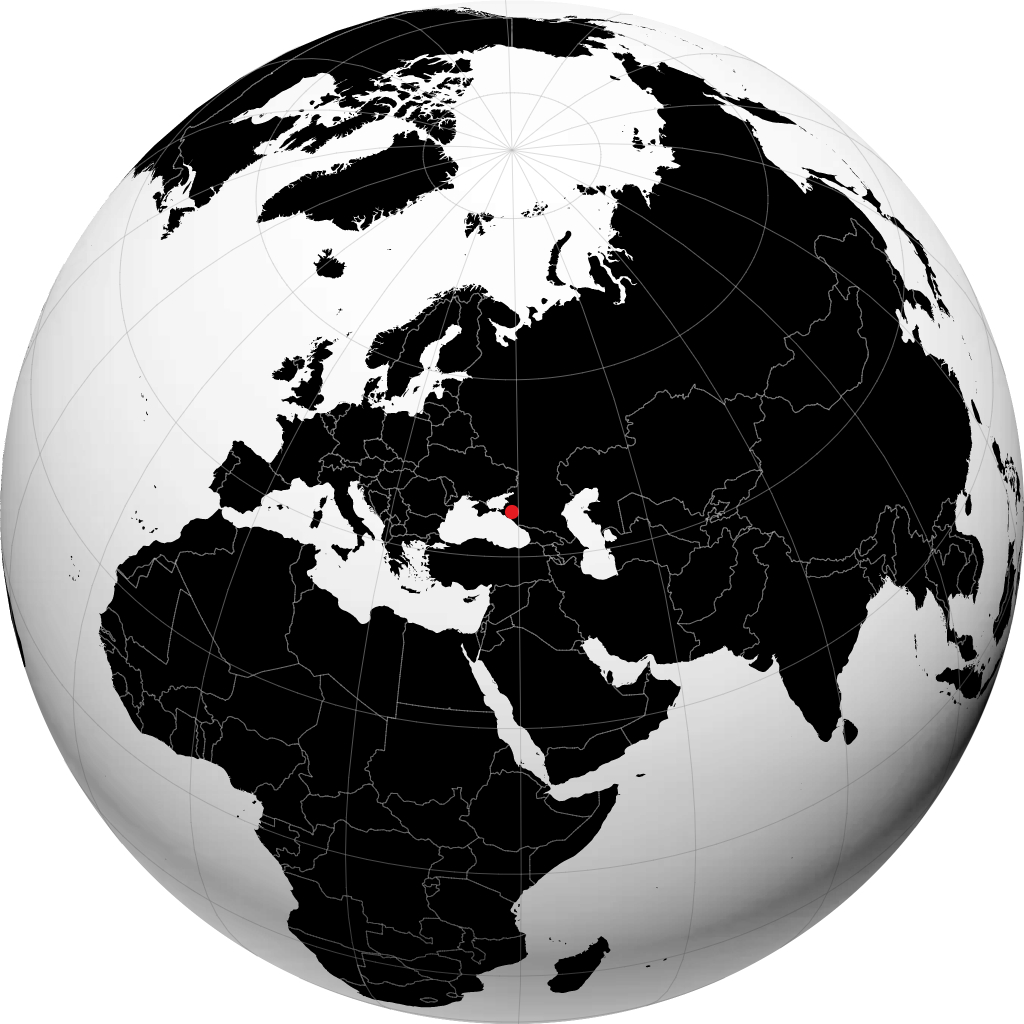 Krasnodar no globo