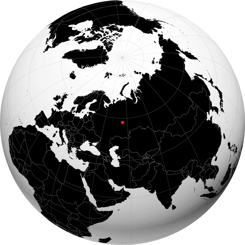 Krasnokamsk no globo