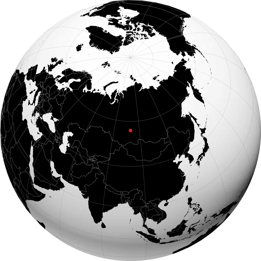 Krasnoyarsk no globo