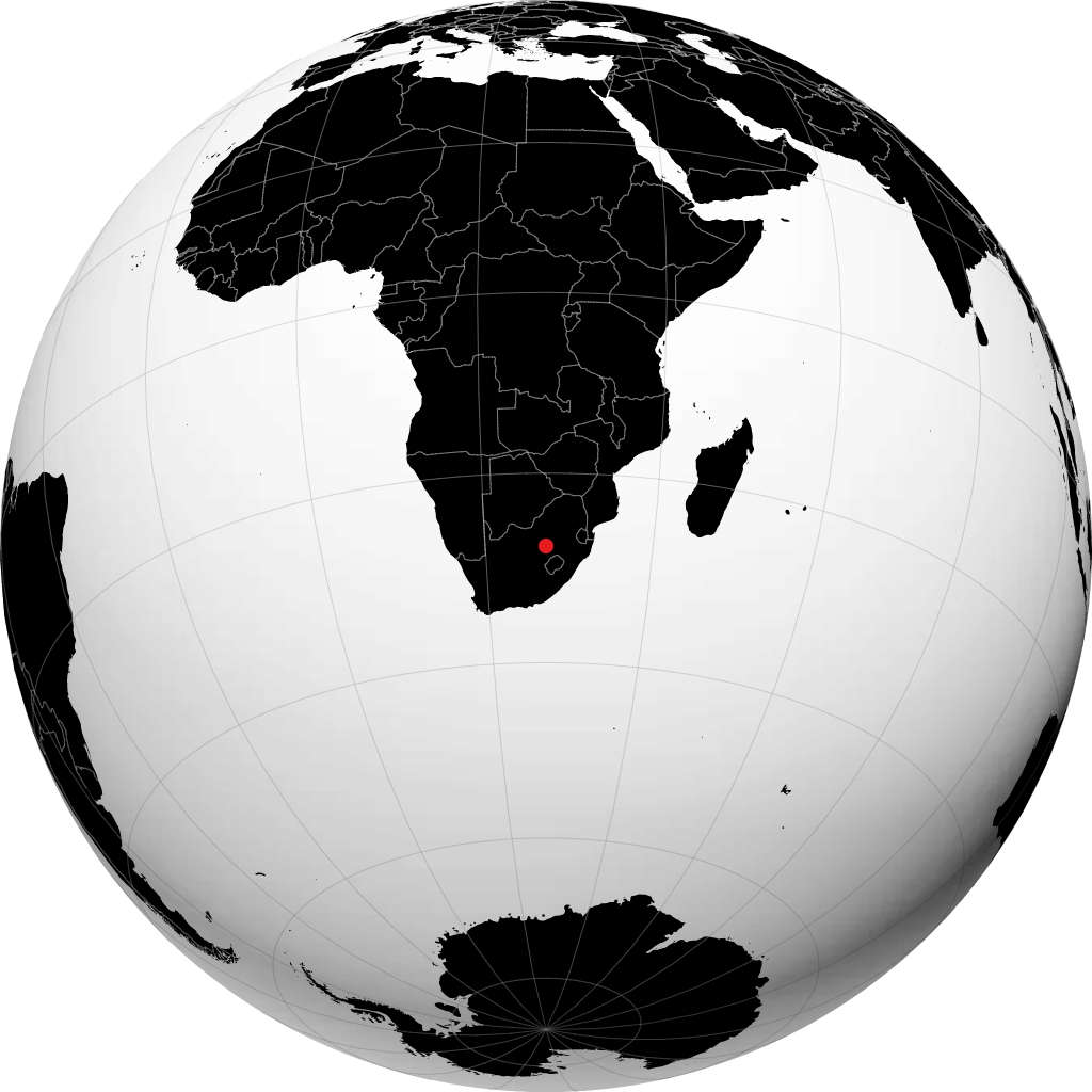 Kroonstad no globo