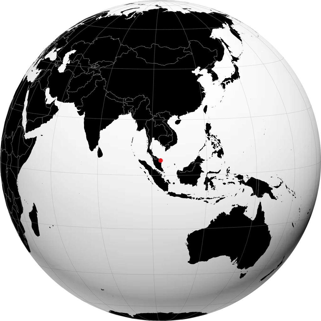 Kuala Terengganu no globo
