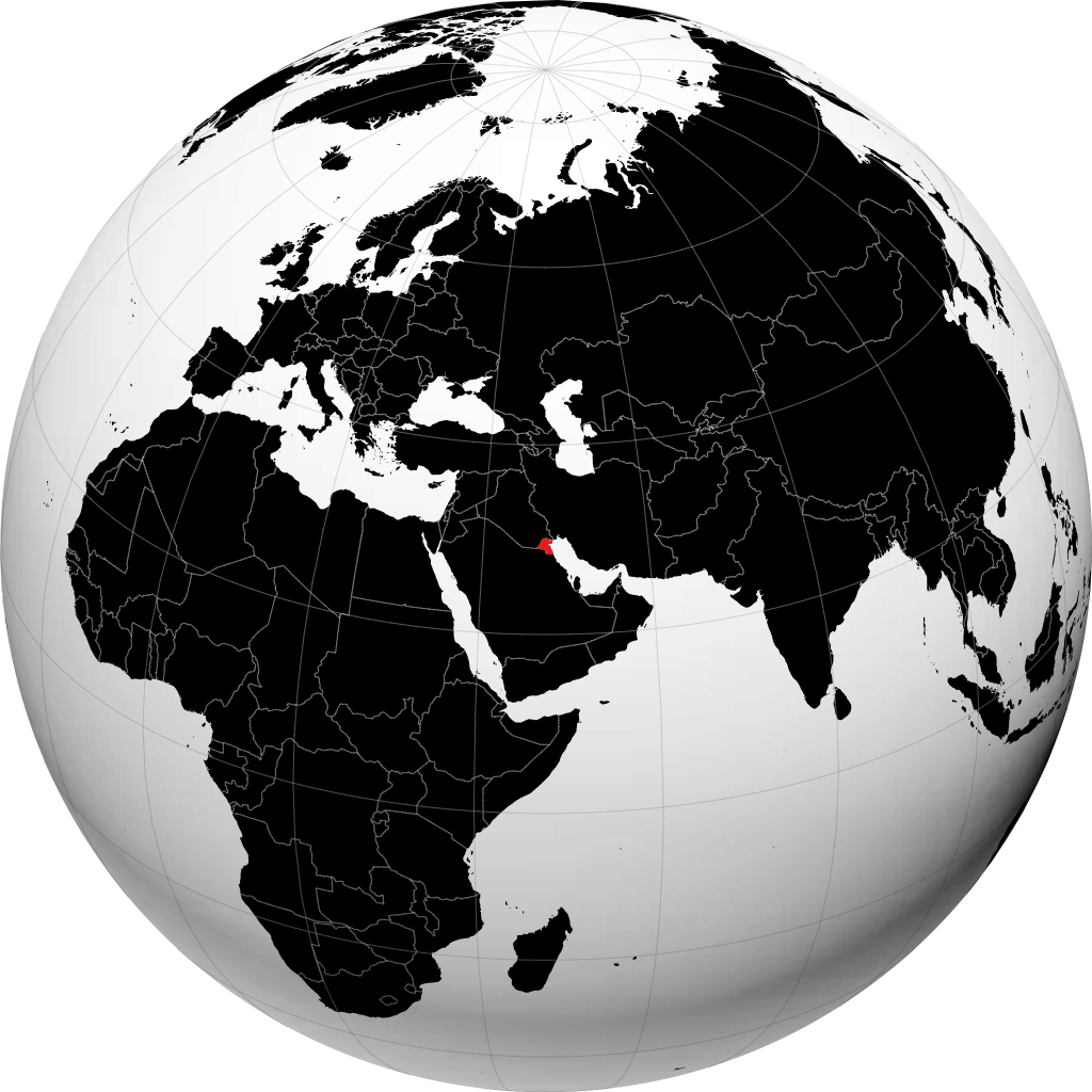 Kuwait no globo