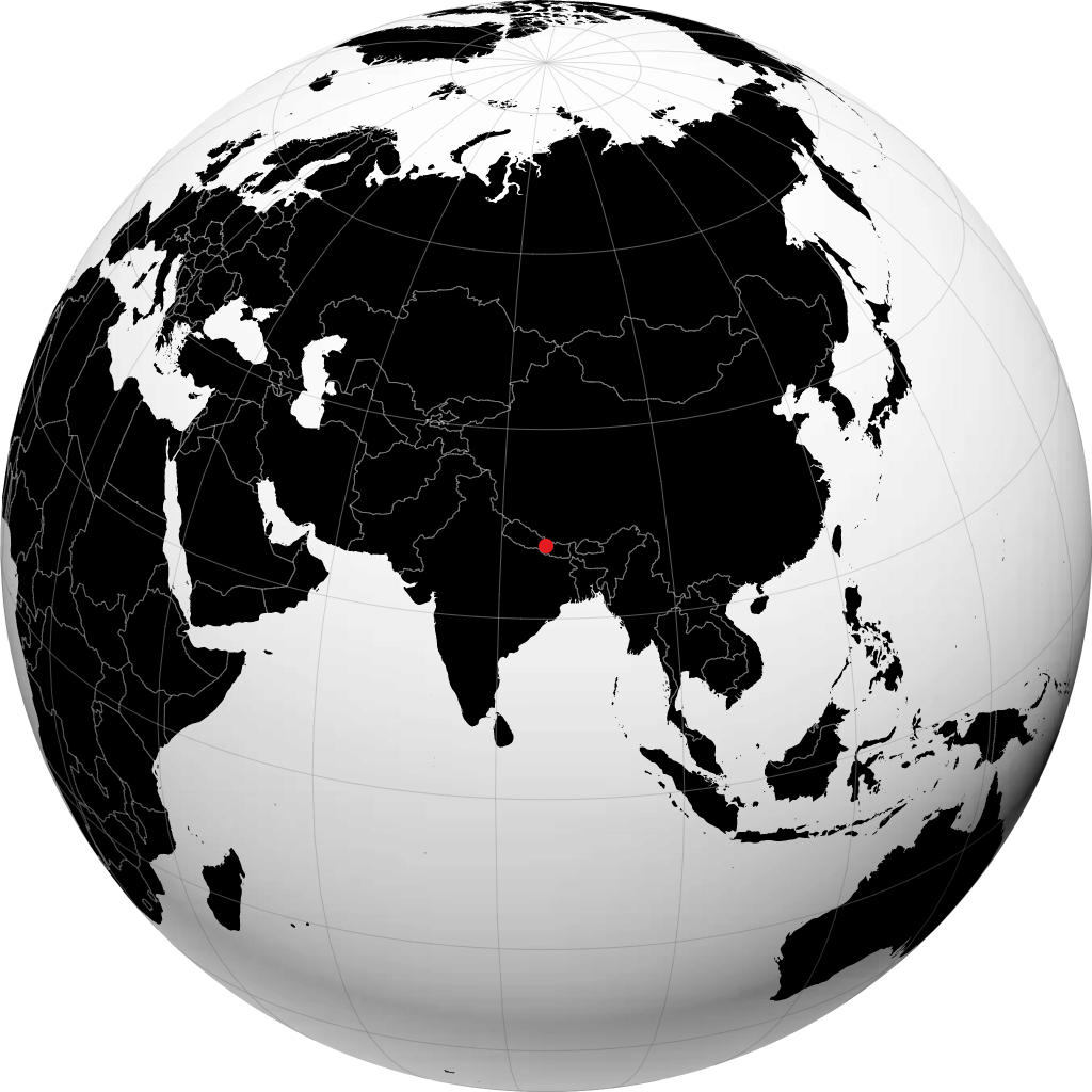 Lalitpur no globo