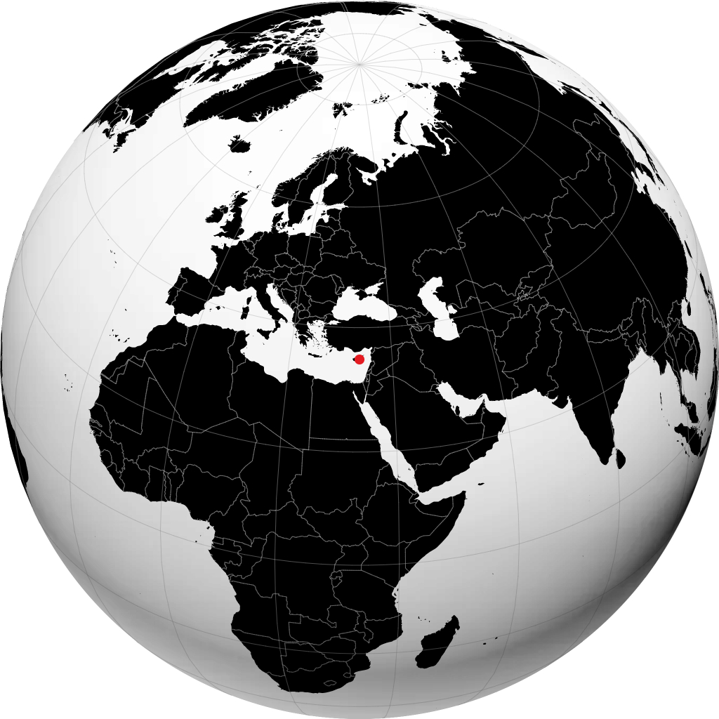 Larnaca no globo