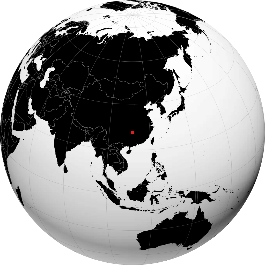Lengshuijiang no globo