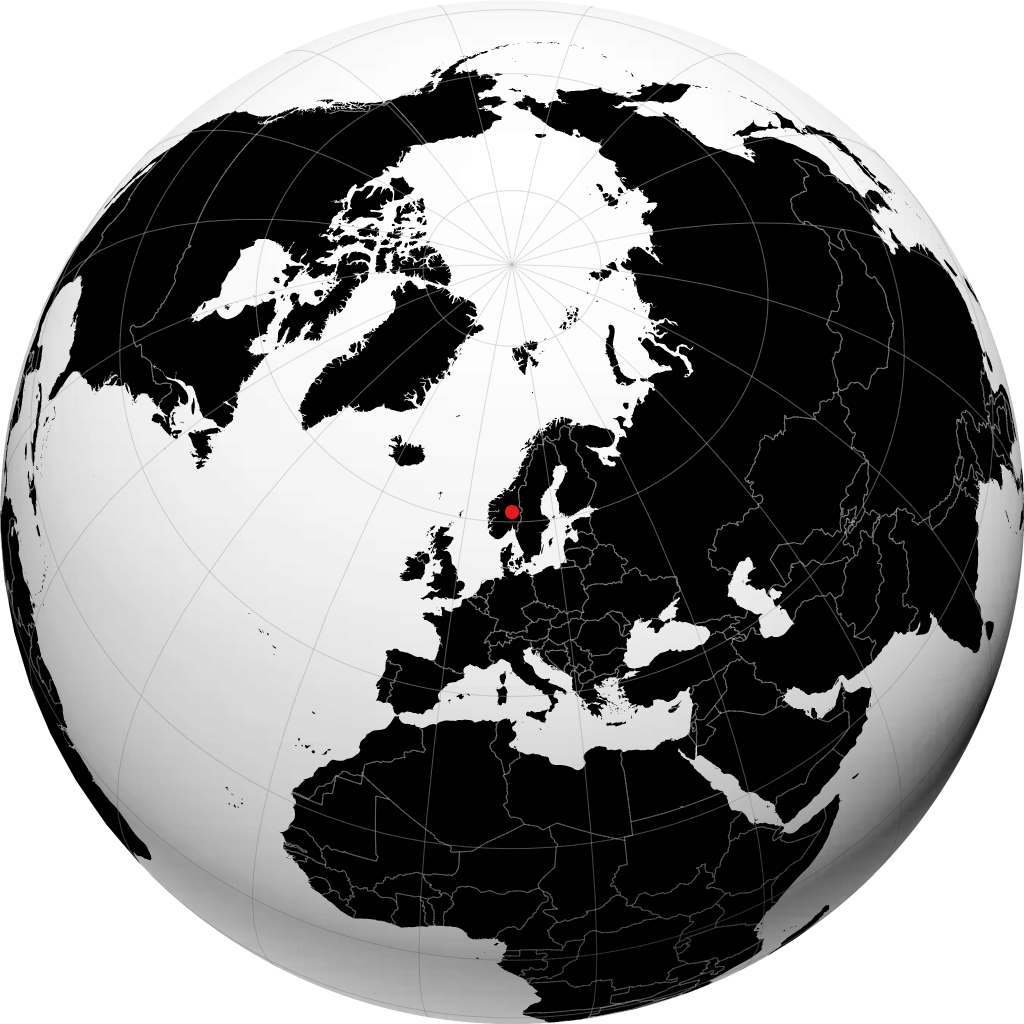 Lillehammer no globo