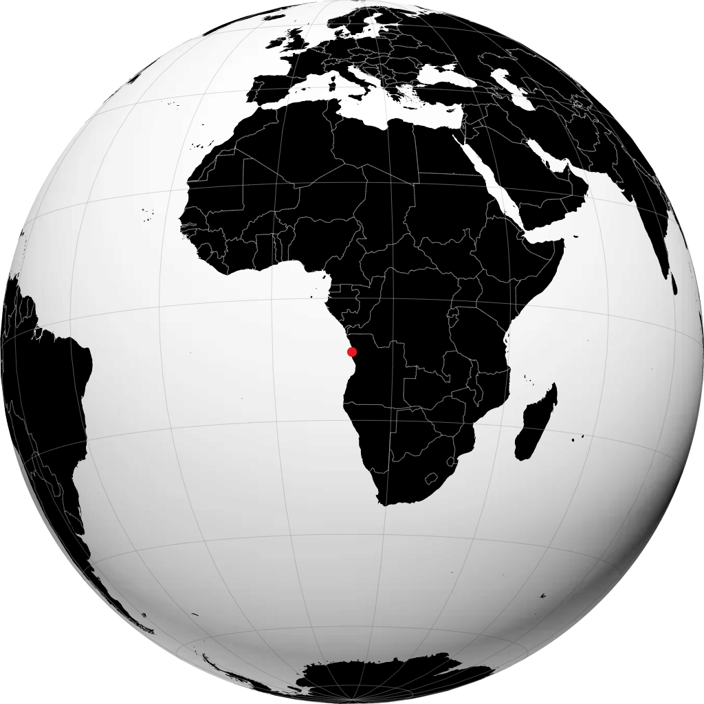 Luanda no globo