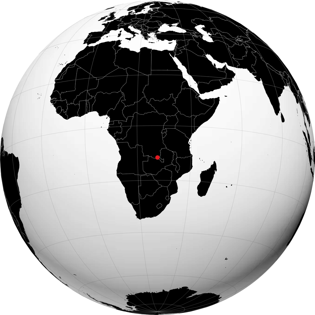 Lubumbashi no globo