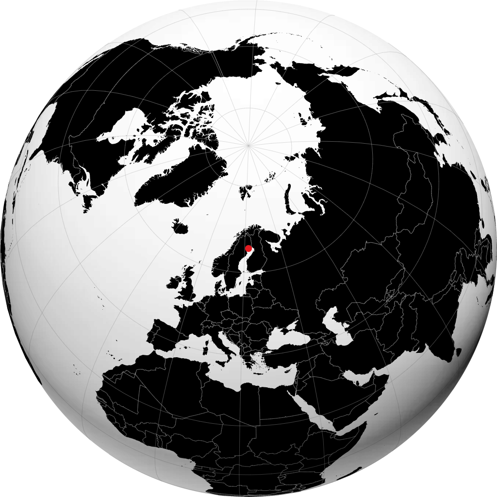 Luleå no globo