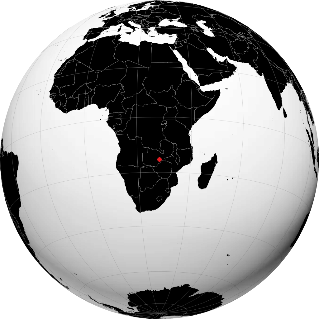 Lusaka no globo