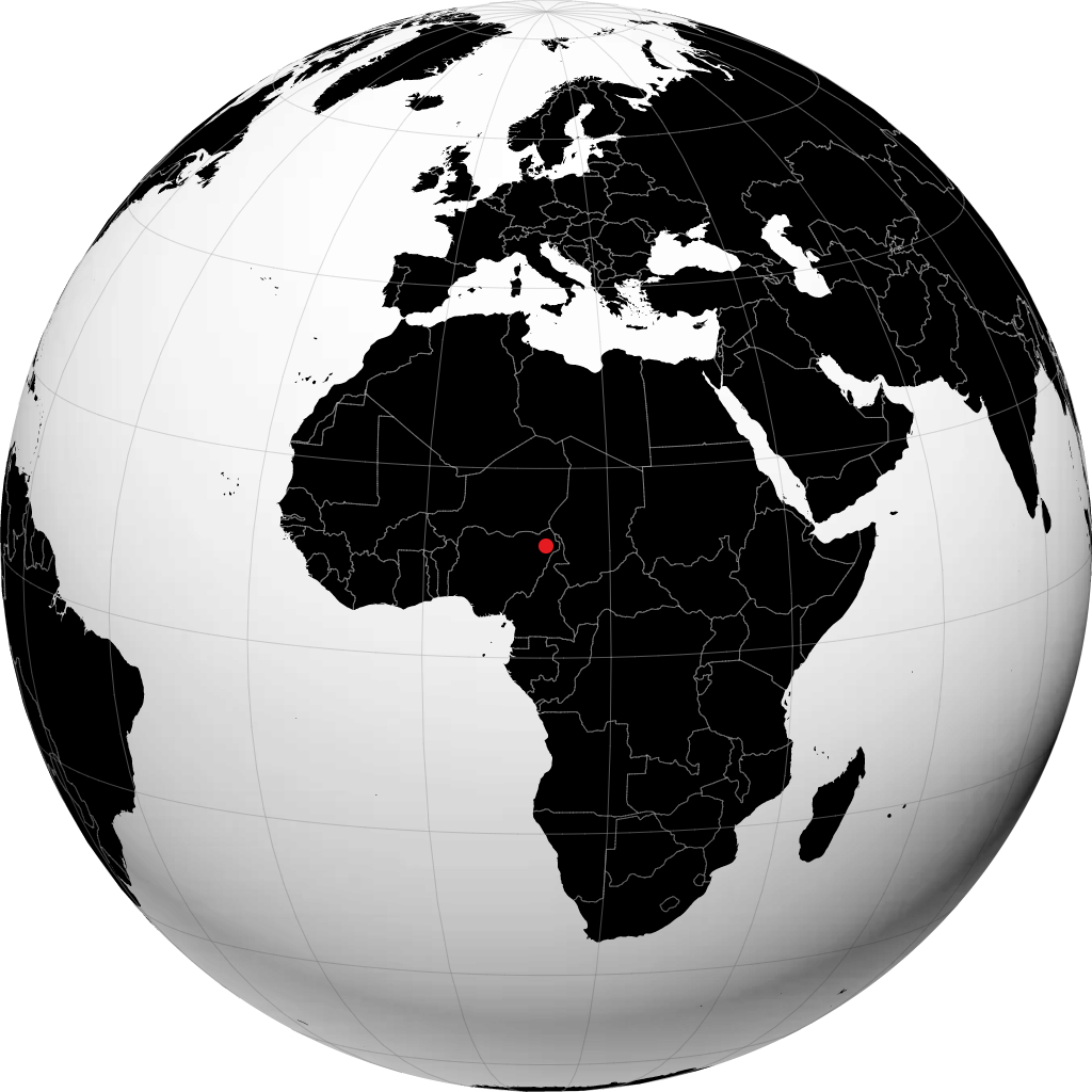 Maiduguri no globo