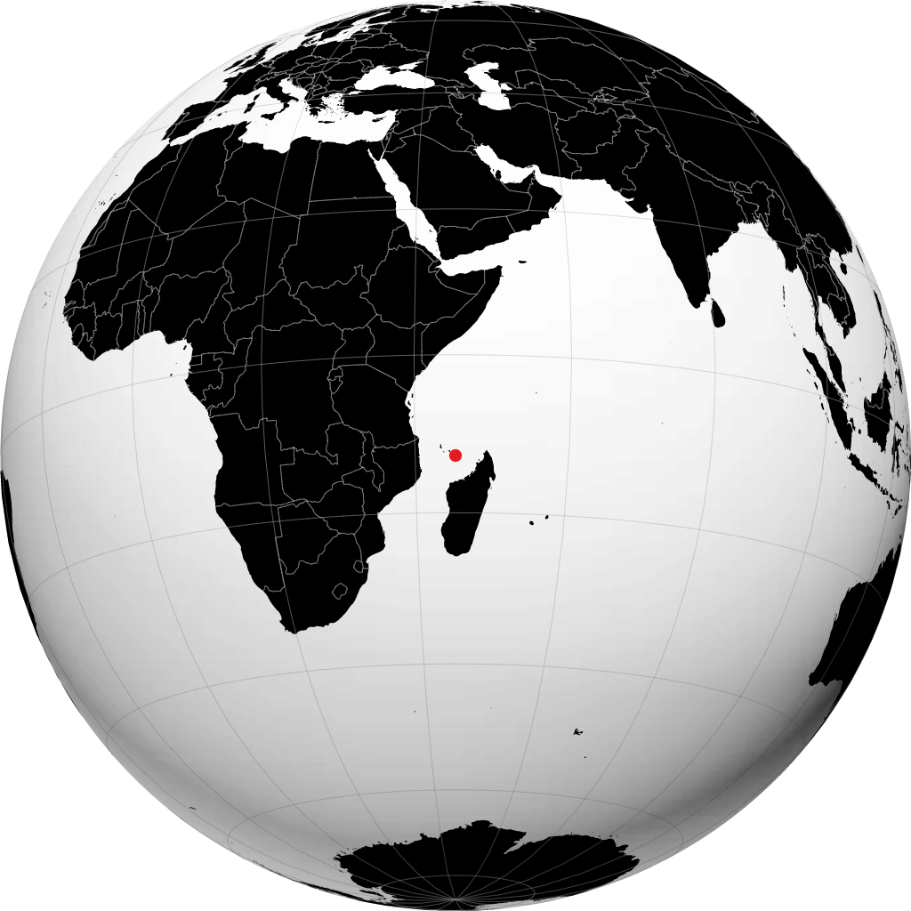 Mamoudzou no globo