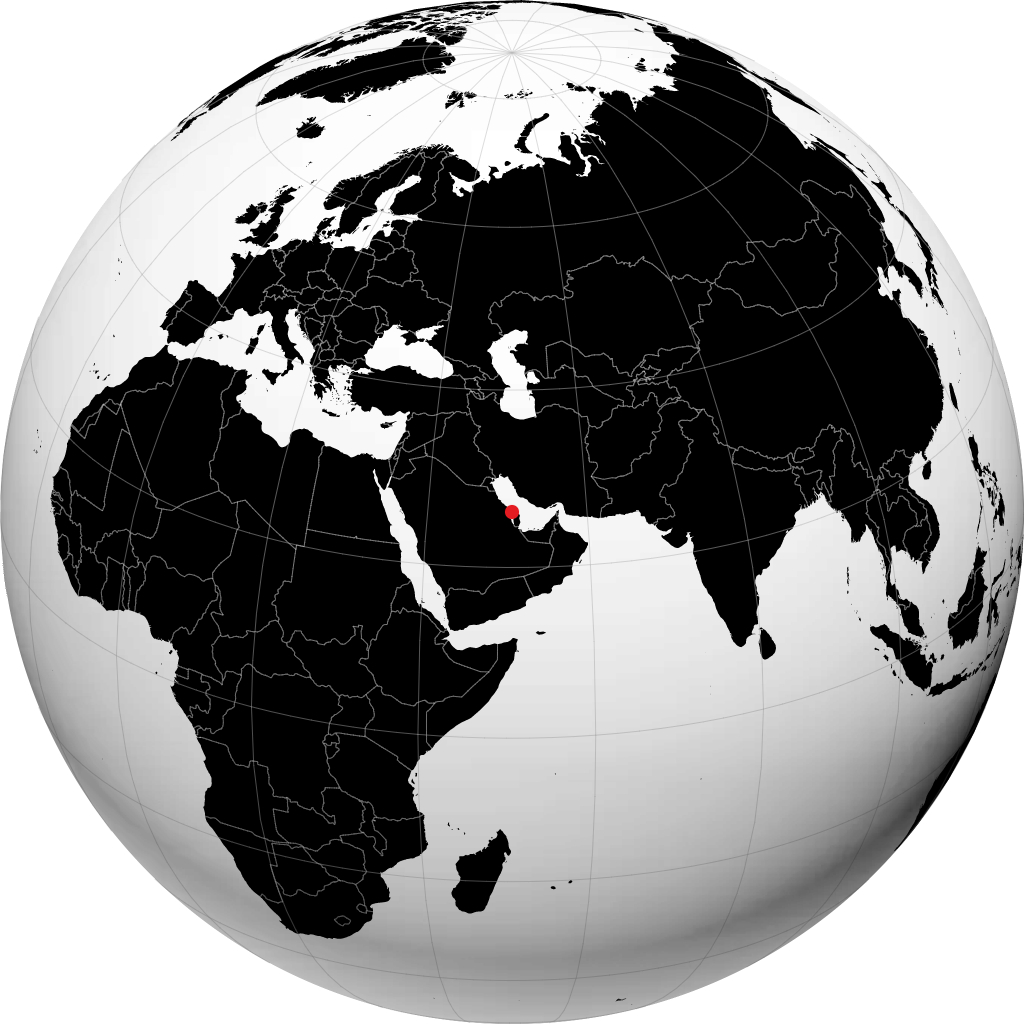 Manama no globo