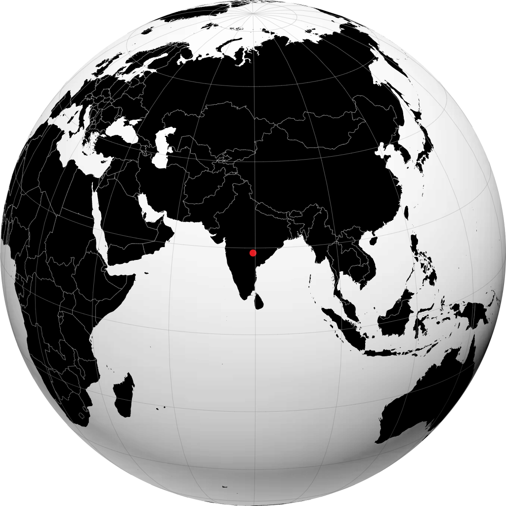 Mancherial no globo