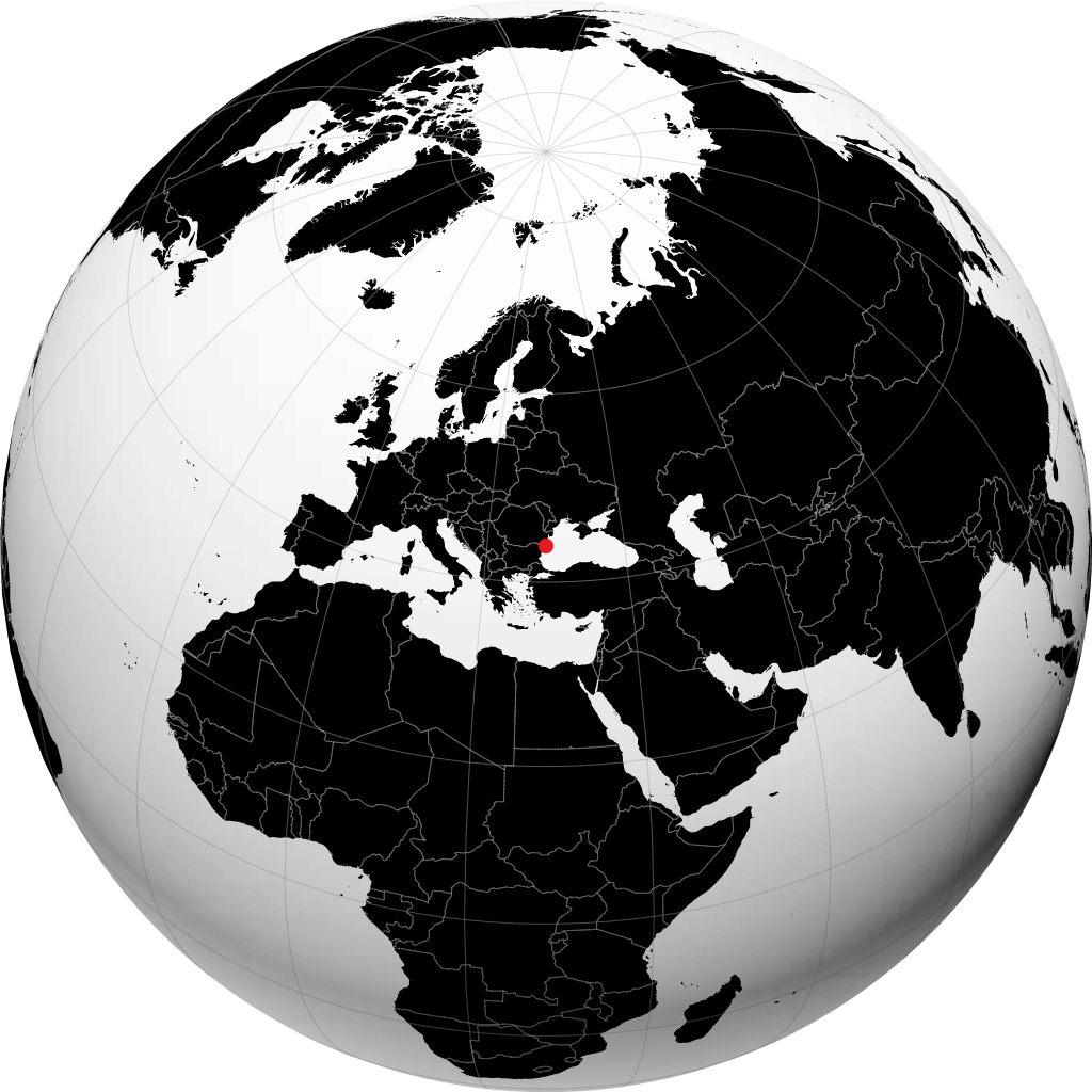 Mangalia no globo
