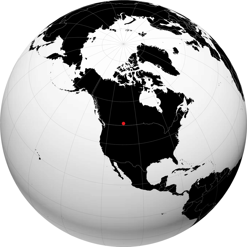 Maple Creek no globo