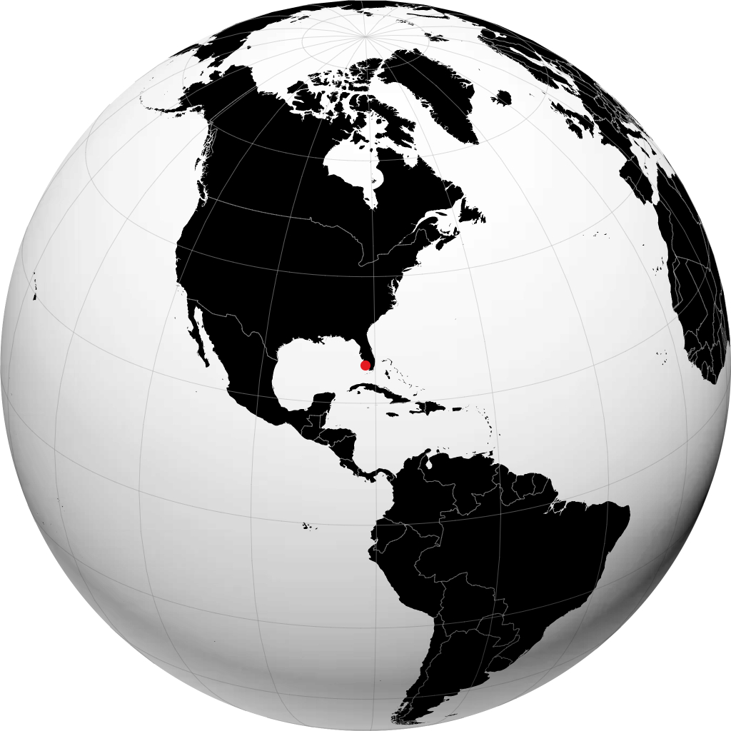 Marco Island no globo