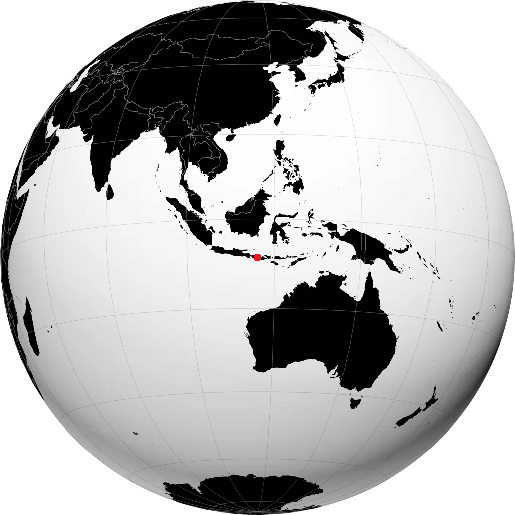 Mataram no globo