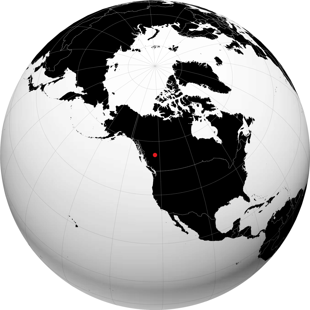 McLeod Lake no globo